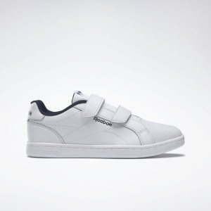 Adidasy Dziecięce Reebok Royal Complete Clean Białe/Granatowe PL 98IFJSZ